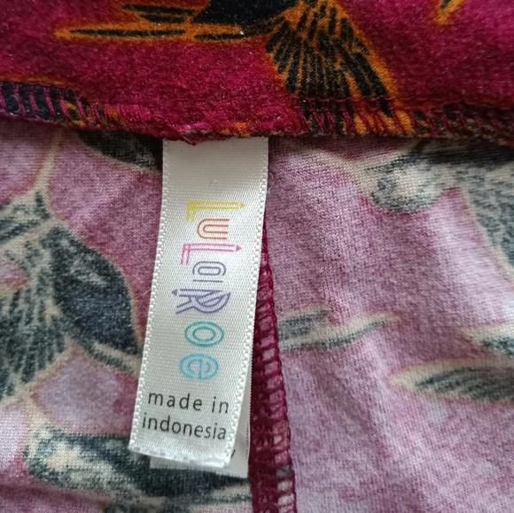 LulaRoe Leggings Hummingbird - Picture 3 of 4